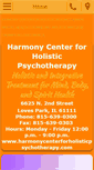 Mobile Screenshot of harmonycenterforholisticpsychotherapy.com